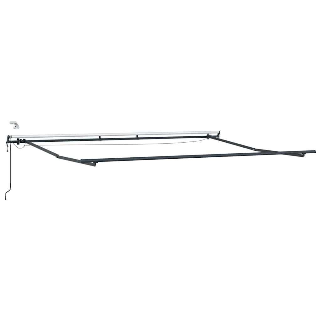 Retractable Awning Multicolor 400 X 350 Cm Polyester