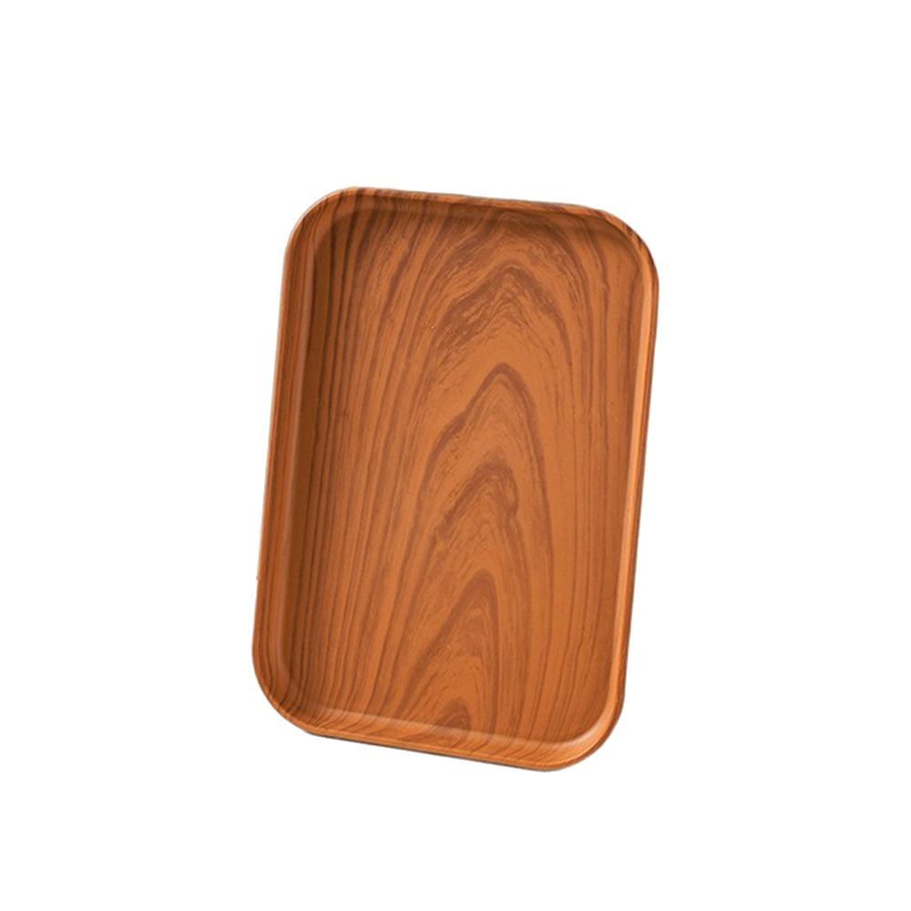 New Rectangular Pallet Plastic Nordic Style Food Bread Pan Dessert Pallet Household