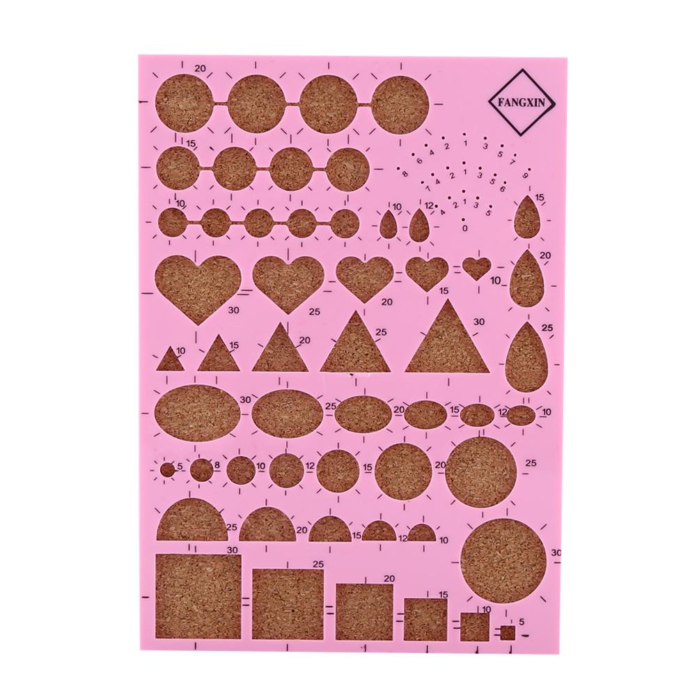 Paper Craft Template Board   Tweezer   Pins   Slotted Pen Quilling Tools Kit (Blue)
