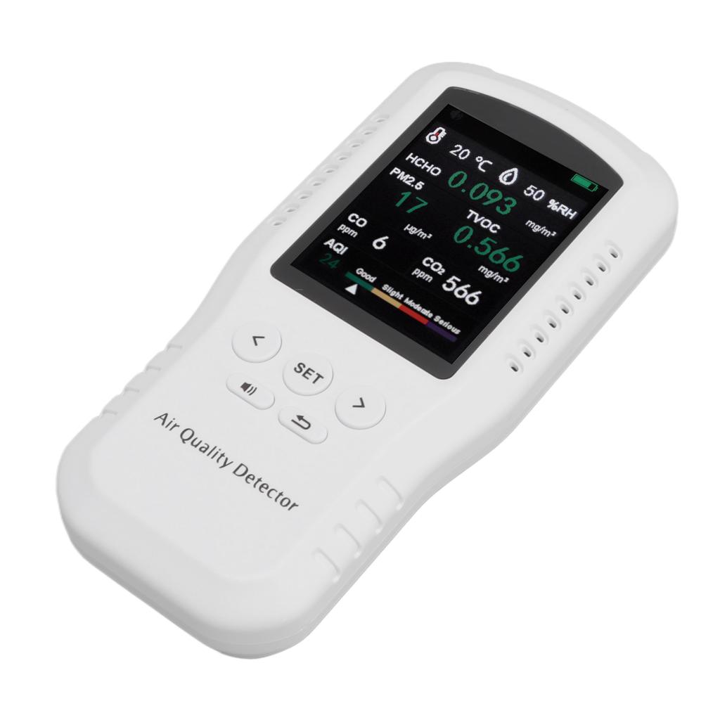 USB Luftqualitätsmessgerät Hohe Genauigkeit mit 3,2-Zoll-LCD PM2.5 Formaldehyd-Detektor Messgerät für Neues Haus
