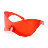 Oversized Sport Punk Sunglasses Wrap Around  Women Sunglasses Silver One Piece Frameless Eyewear Trend Shades Men Sun Glasses