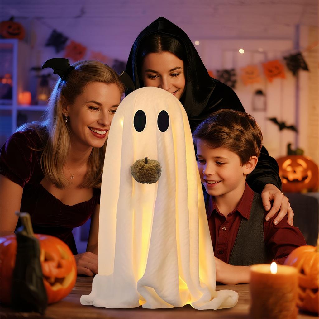 Halloween Decorations  Glowing Halloween Decorations Indoor Cute Tabletop Decorations For Party Home Kitchen And Fireplace