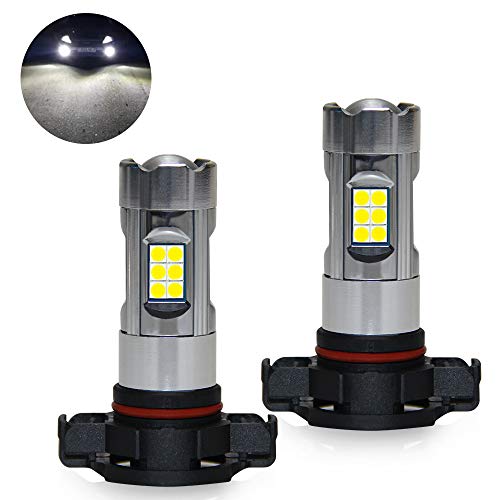 TOPINC PSX24W LED Tåkelys Hvit 6000K Tåkelyspære Høy Kvalitet LG 27SMD (24SMD Side + 3SMD Projektor Front) DC12V Kun kjøretøy Toyota 86 BRZ