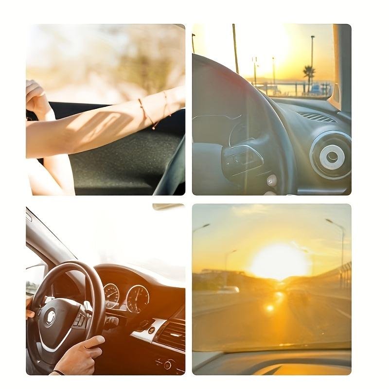 1pc Universal Car Sun Visor Extension, Polarized Anti-Reflective Material, All-Season UV Protection, Comfortable Wide Driving Shade