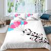 Panda Polar Bear Duvet Cover 3D Printed Animal Bedding Set, Single and Double Beds, Full Size Double Bed, Large Pillowcase Gift