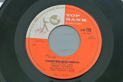 7inch Record FREDDY CANNON - Transistor Sister HTR725 Top Rank Intern 1961 Netherland Rock Used