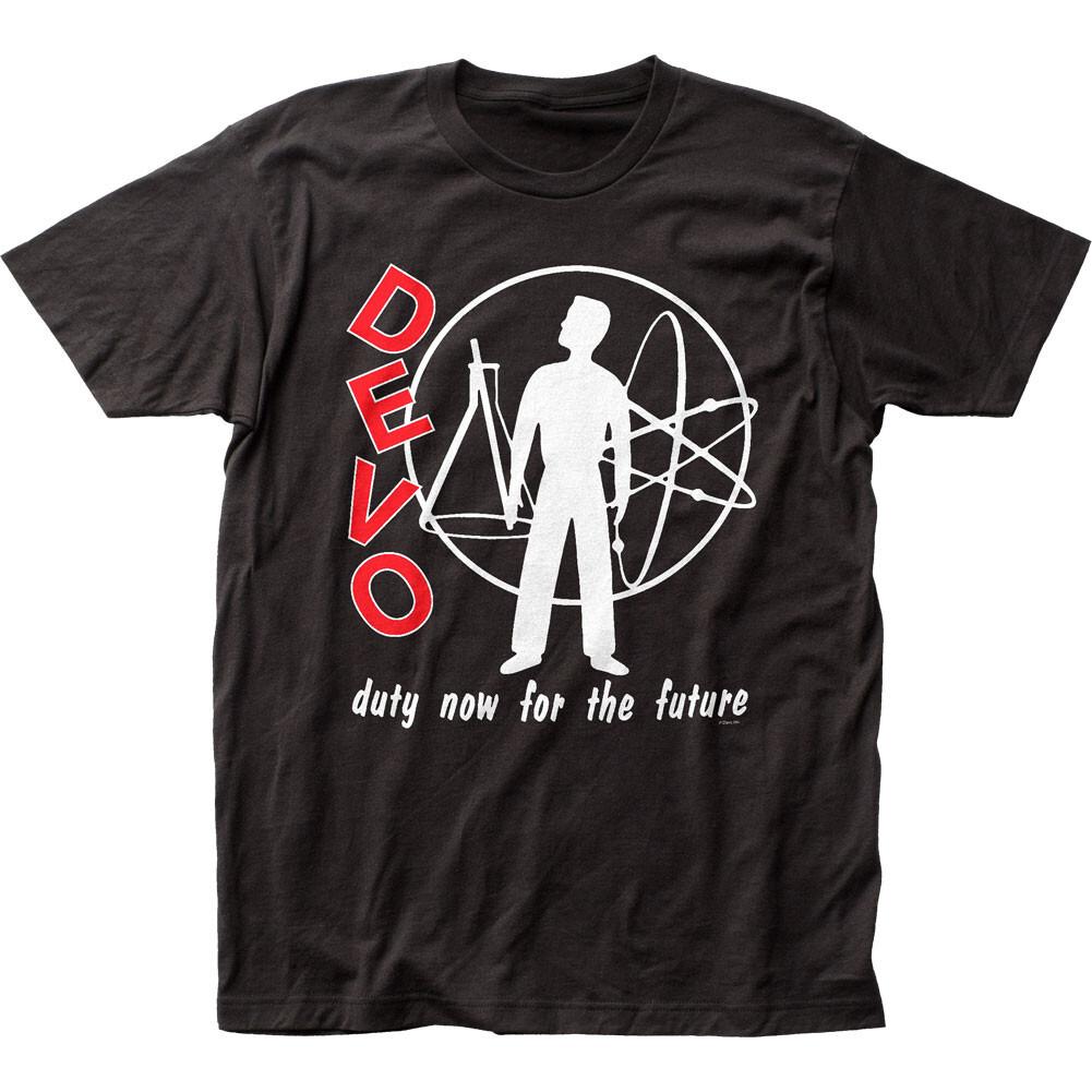 26 Devo Duty Now For The Future T Mens T Shirt Rock and Roll Music Band Tee Black Unisex T-Shirt L