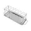 Chicken Wing Leg Rack Stainless Steel Foldable BBQ Rack Portable Grill Holder for Outdoor