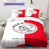 AFC Ajax Amsterdam Bedding Quilt Set Quilt Cover Pillowcase Home Decoration Birthday Gift (1 * Duvet Cover + 2 * Pillowcase, Without Core)