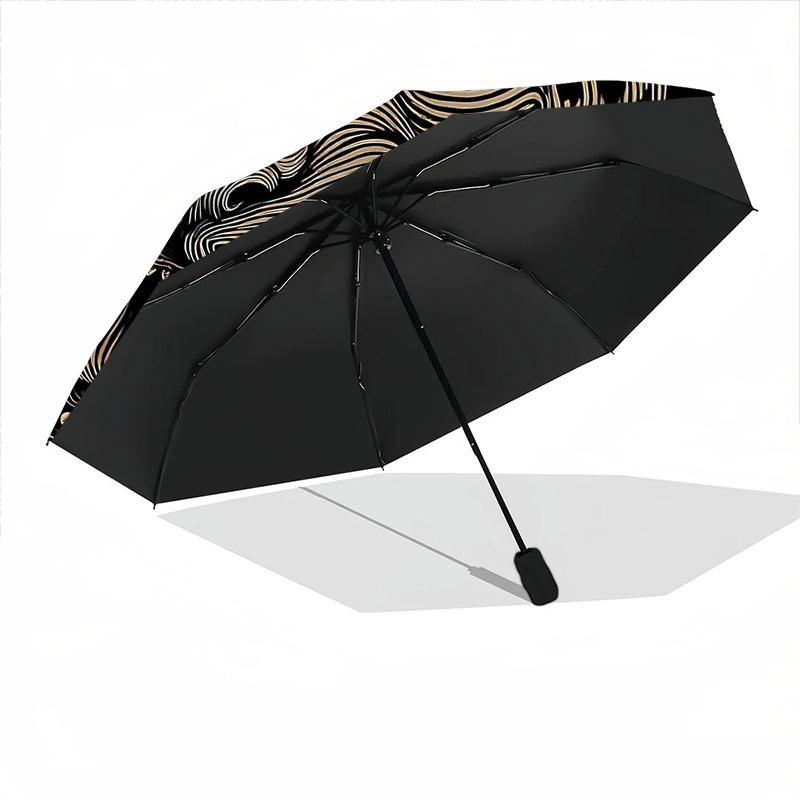 1pz Ombrello Automatico Apri/Chiudi Gatto Selvatico Leopardo, Ombrello Pieghevole Compatto, Ombrello Portatile per Tutte le Stagioni per Donne/Uomini F1124145