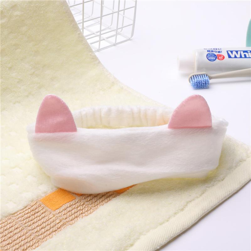 Cat Ears Hair Band Elastic Cat Makeup Face Mask Hair Cover Sports Scarf Bangs Scarf Headband