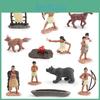 Indians American Model Plastic Toy For Kids Learning Display Decoration Gift