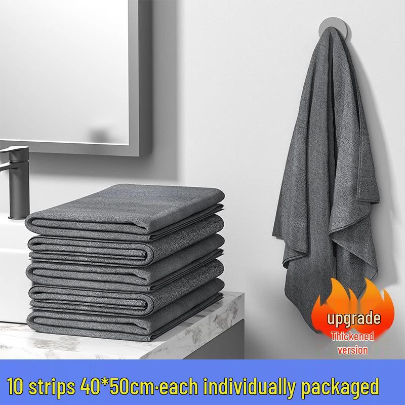 Magic Absorbent Lint-Free Thickened Glass Cleaning Towel for Household Use
