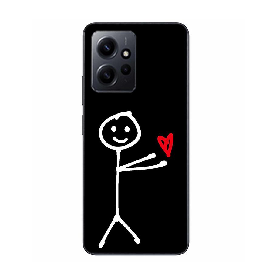 Funny Cute Cartoon Matchman Phone Case For Redmi 12 13C 12C 15C 9 10 10C Note 13 Pro Plus 14 15 Pro 9T 9C 9A TPU Soft Cover Clea