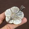 Mother Of Pearl Handmade Copper Wire Wrap Jewelry Pendant 2.48" Q0r26
