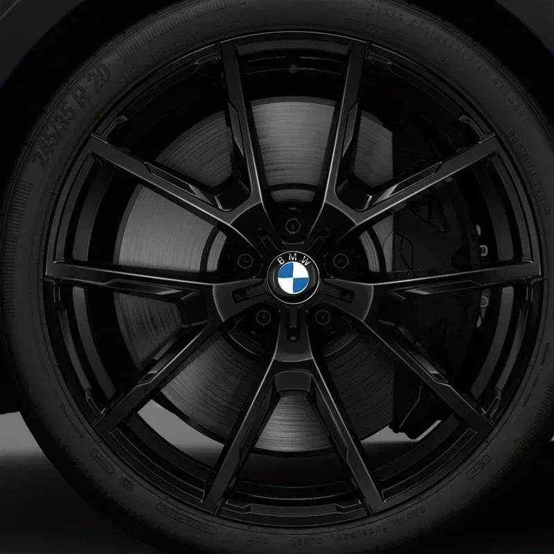 4pcs 56mm Car Badge Wheel Center Cover Stickers Hub Caps Decal For BMW M M3 M5 M6 X3 E46 E90 E39 F10 F20 F30 G20 E60 E36 E34