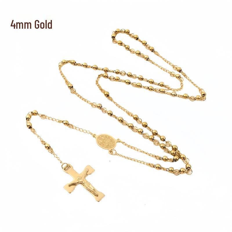 Elegant Women's T-Shaped Titanium Steel Necklace - Light Luxury Style Clavicle Jewelry