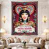 Katy Perry as an Egyptian pharaoh in a colorful art-nouveau frame, Dark Horse concert poster, rich painterly shading, Room Decor Accent