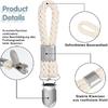 4 Pcs Towel Clips for Kitchen, Kitchen Towels Clips with Hanging Loop, Towel Hangers for Bathroom Home Cupboards Cloth Hanger Holder(Beige)