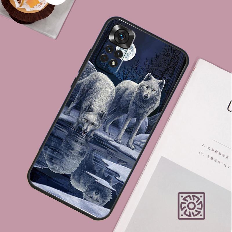 Wolf Art Case For Xiaomi Redmi Note 14 Pro 13 12 11 10 15 Pro Plus Redmi 15 15C 14C 13C 10C 12C Cover