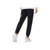 Li Ning Sports Lifestyle Series Knitted Cuffed Mid-Waist Drawstring Casual Pants Men Bottoms Black YKLU155-1