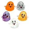 Glitter Ghost Squeeze Toy Stress Relief Transparent Ghost Squeeze Toy Slow Rising Decompression Sensory Fidget Toy Halloween Party Favors