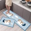 Kitchen Floor Mat Living Room Bedroom Area Rugs Balcony Hallway Carpet Bathroom Absorbent Anti -Slip Entrance Doormat Prayer Pad