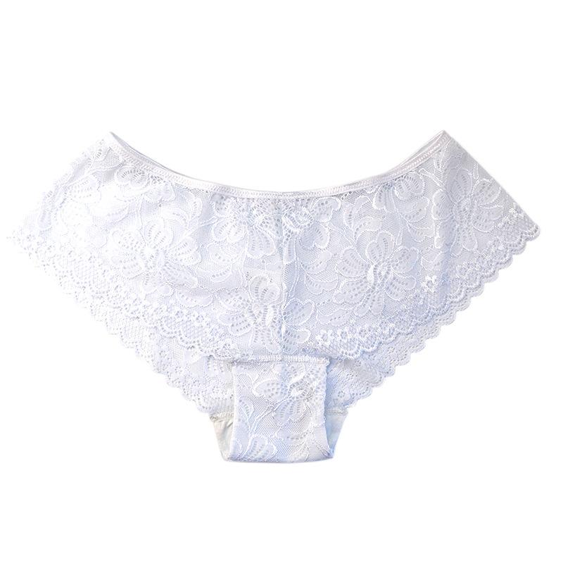 Sexy Women's Lace Panties Cotton Crotch Hollowed Out To Lift The Buttocks Plus Size Panties Pure Desire Female Low Waisted Boxer Briefs Sexy Briefs