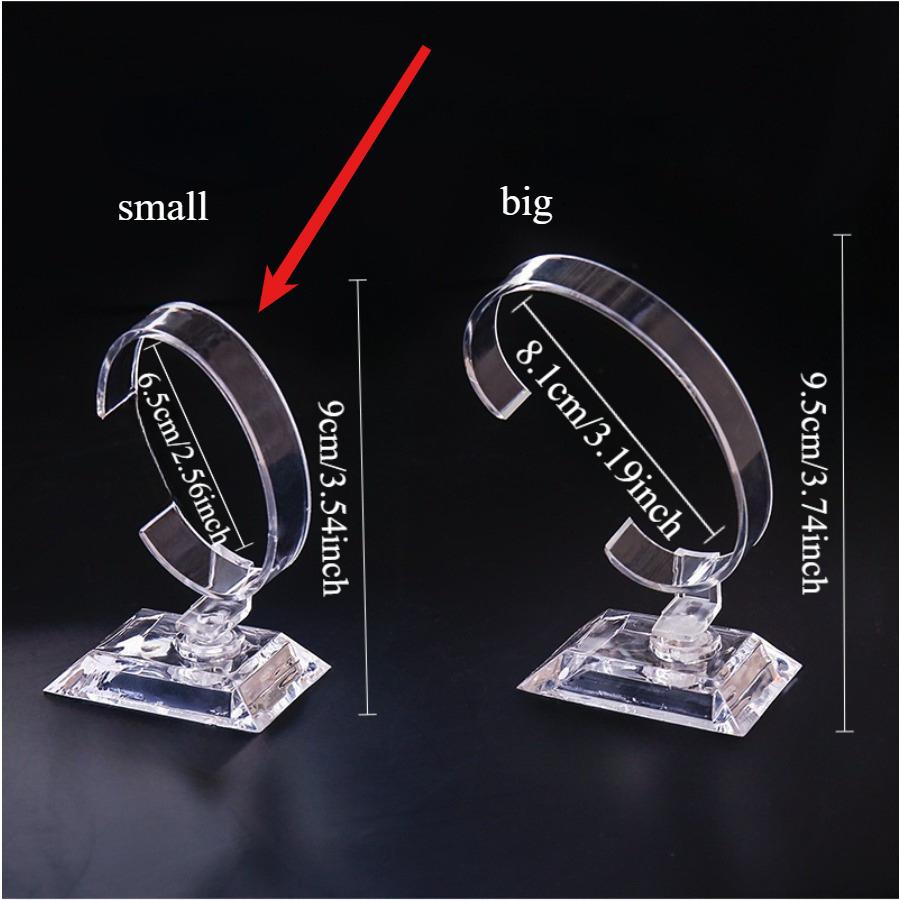 

5 шт. Подставки для часов, Прозрачные кронштейны, Настольные подставки высокого класса, Подставки для демонстрации часов, браслетов, ювелирных изделий