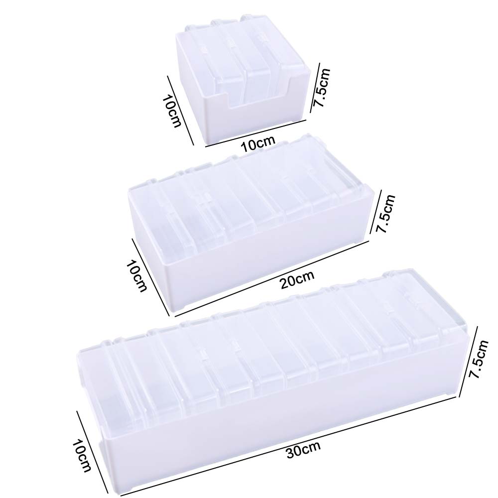 Clear Data Cable Storage Box Durable Desktop Cable Organizer Cable Organizer Box  Home Use