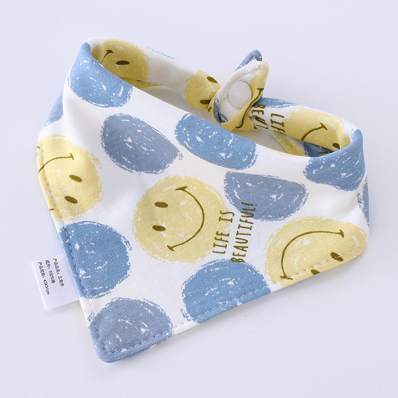 Waterproof Baby Triangle Bib - Pure Cotton for Newborns, Boys & Girls