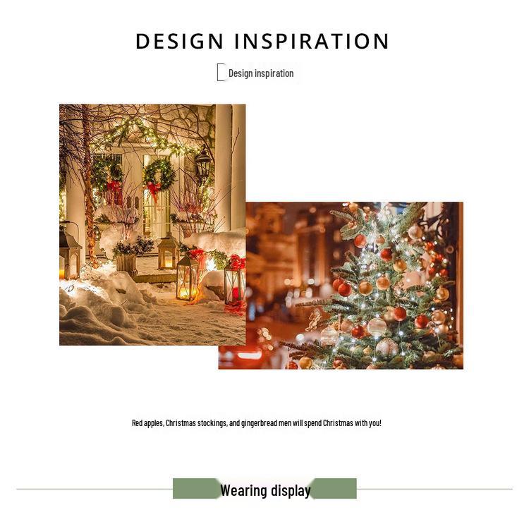 Yinziyun Red String Christmas Stocking Bracelet - European & American Lucky Hand Rope SCB225