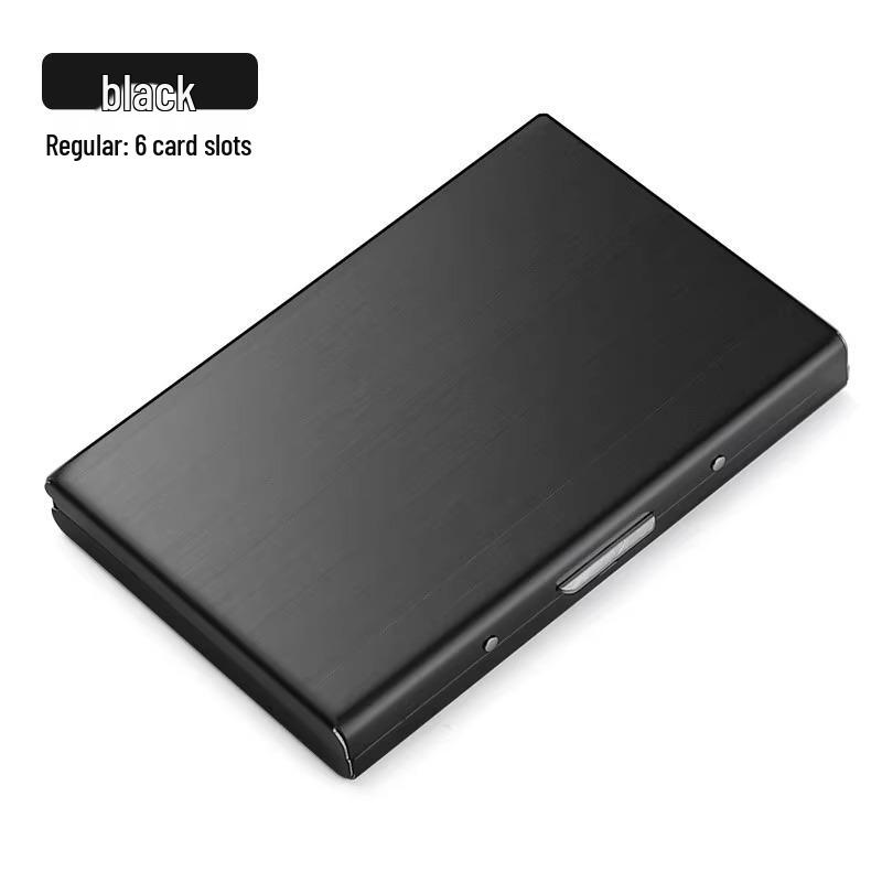 Nerezový držák na karty proti krádeži - Ultratenký, Antimagnetický pro muže a ženy