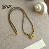Pendant Necklace Alloy Horse Lightweight Hypoallergenic Men Women Sweater Fashion