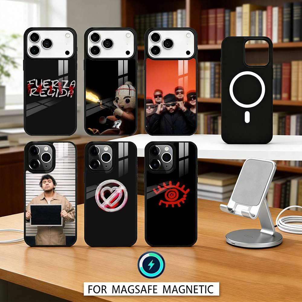111xpantia Fuerza Regida Phone Case For iPhone 17,16,15,14,13,12,Pro,Max For Magsafe Magnetic Wireless Charging