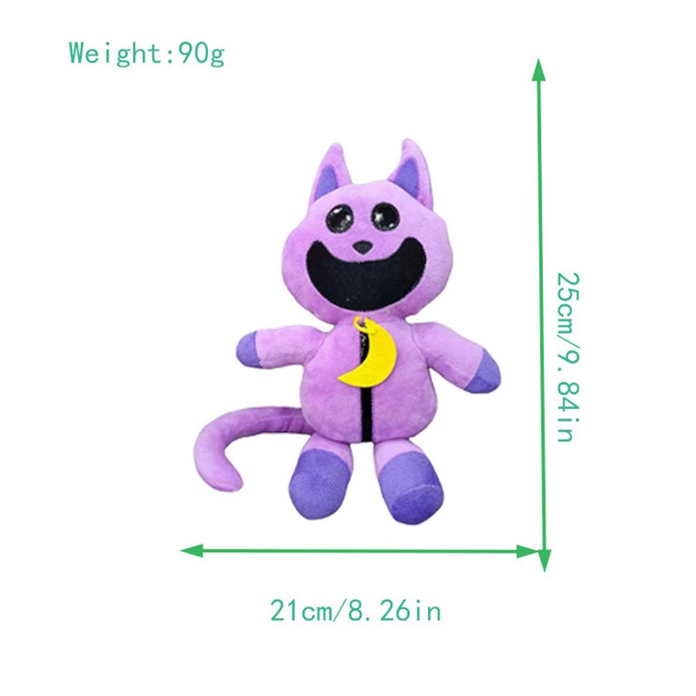 Scary Smiling Critters Stuffed Mutant Hellcat Poppy Playtimes Purple Big Mouth Cat Doll Christmas Birthday Gift