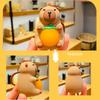 Simulation Capybara Doll Keychain Toy In The Dark Luminous Cute And Charming Adorable Mini Doll Warm Light Capybara Keychain Pendant Decoration