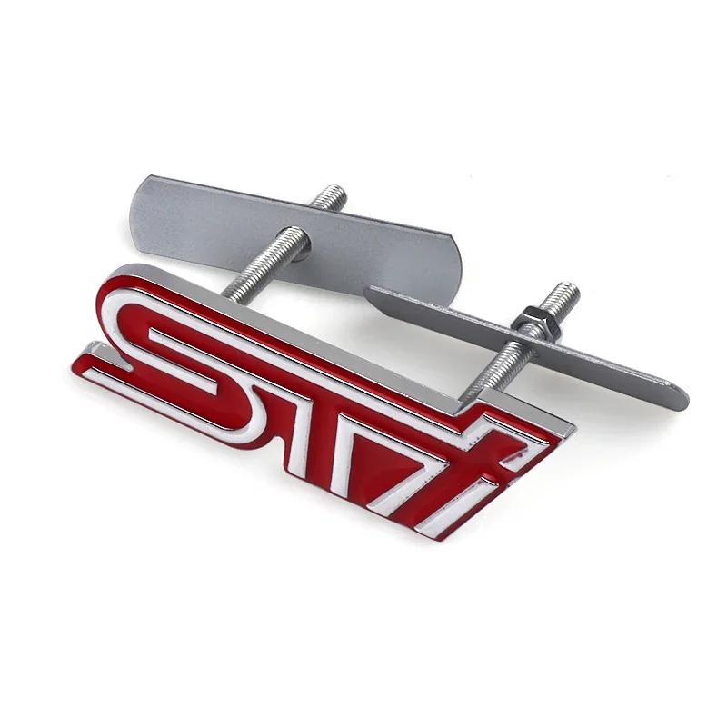 Emblém STI Logo na přední mřížku auta pro XV WRX BRZ FORESTER IMPREZA LEGACY OUTBACK Samolepka na bok karoserie auta