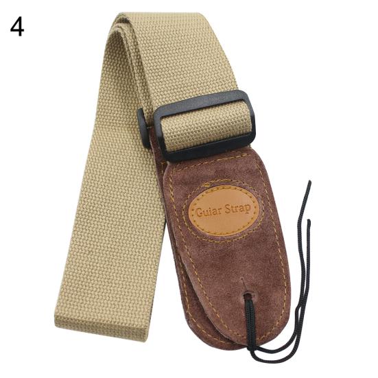 Widening Folk Acoustic Bass Cotton Adjustable Electric Guitar Belt Guitar Strap