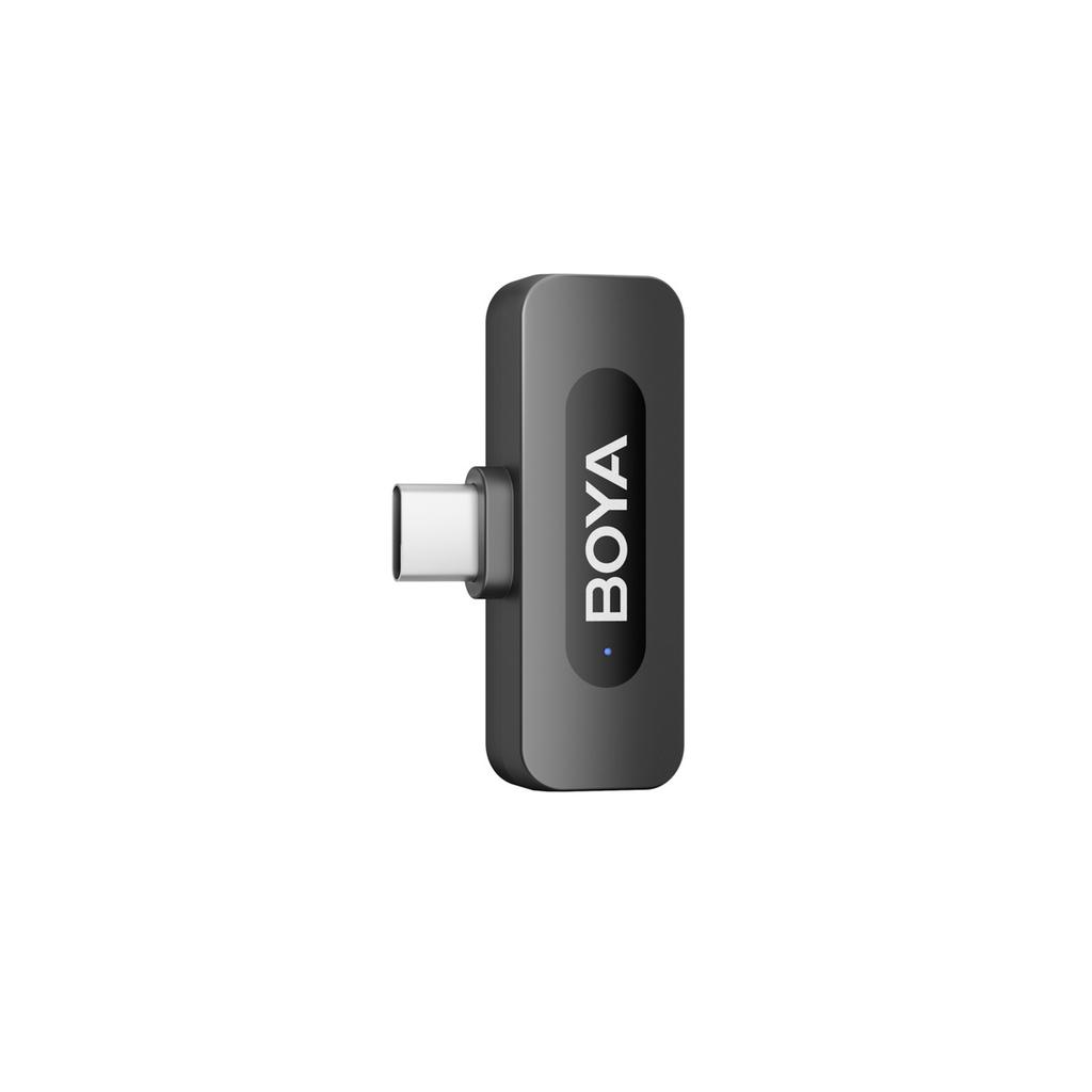 Wireless Microphone with Clip 120dB 2.4GHz USB-C - Black