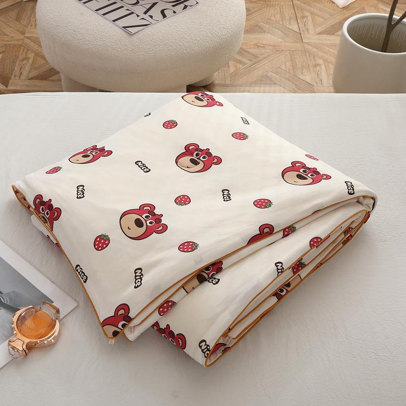Class A Mother & Baby Knitted Cotton Soybean Summer Quilt - Cool, Washable, and Soft