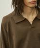 MINAV Raffine Soft Collar Knit [Brown]