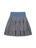 Tuomio Rolling Midi Skirt [Charcoal]