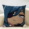 Kaeya Cute Genshin Game Cushion Cover Natural Linen Organic Fabric DoubleSided Printing Room Sofa Decor Pillow Case