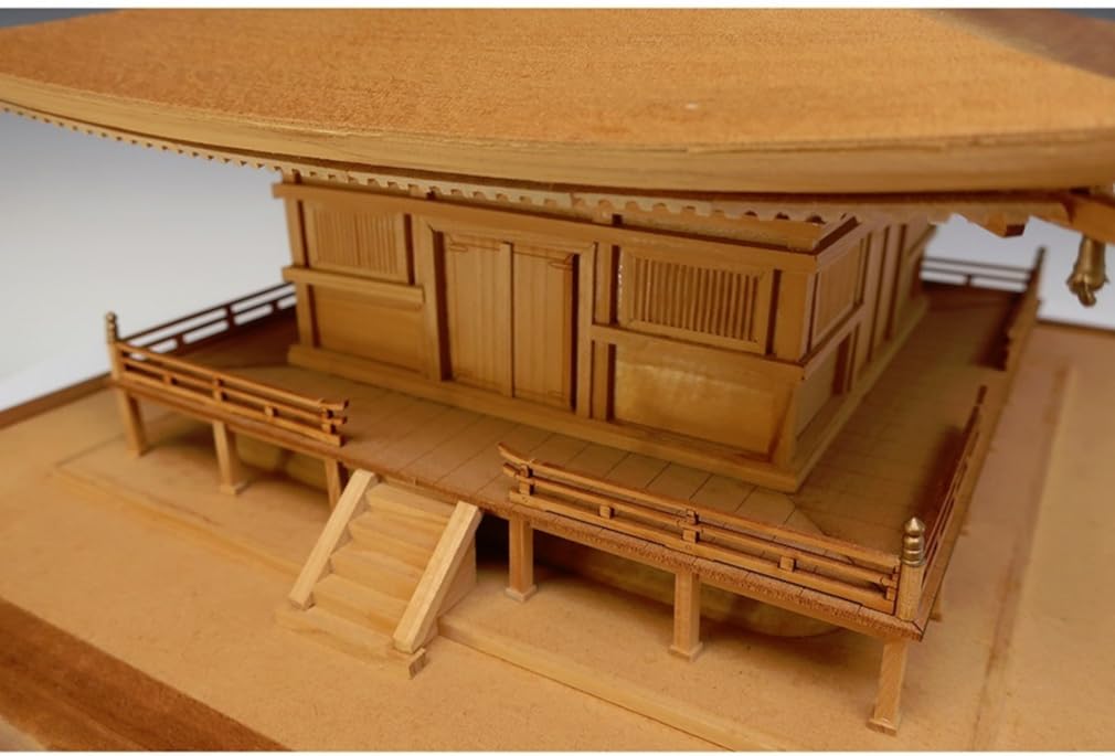Woody Joe 1/50 Ishiyama-dera Temple Pagoda Wooden Model Assembly Kit (Building)