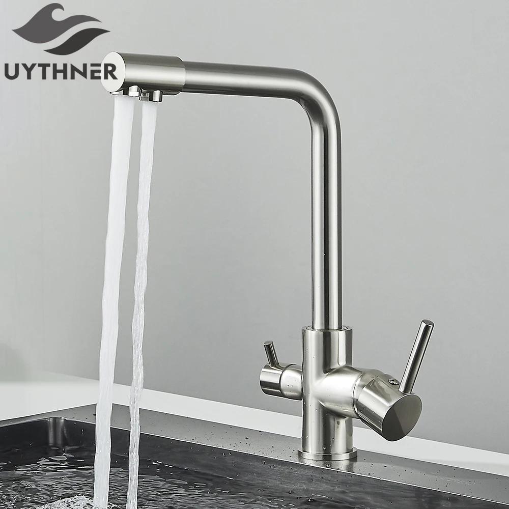 Water Filter Faucet Kitchen Faucet Drinking Water Tap Rotatable Water Purification Feature Taps For Kitchen Sink Mixer Cranes