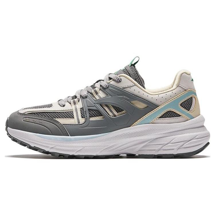 Anta AT955 Comfortable Slip Resistant Abrasion Resistant Low Top Running Shoes Men's Gray 912345598-2
