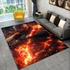 Retro God of War Game Kratos Carpet Rug for Bedroom Living Room Sofa Playroom Doormat Home Decor,Kid Area Rug Non-slip gift