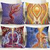 Hot A-AAlex Grey Cushion Cover Comfortable Reversible Pillow Cover Ideal for Car Sofa Bedroom & Beyond
