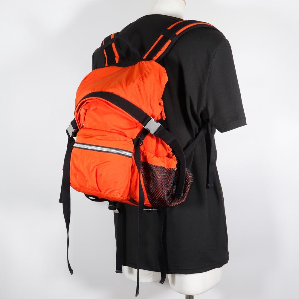 BOTTEGAVENETA Backpack Backpack Daypack Orange Nylon unisex Used